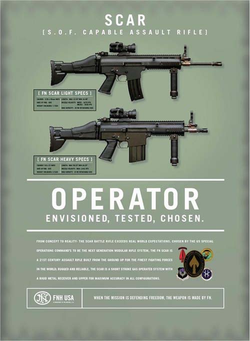 兵器知识:美军特种部队新型武器