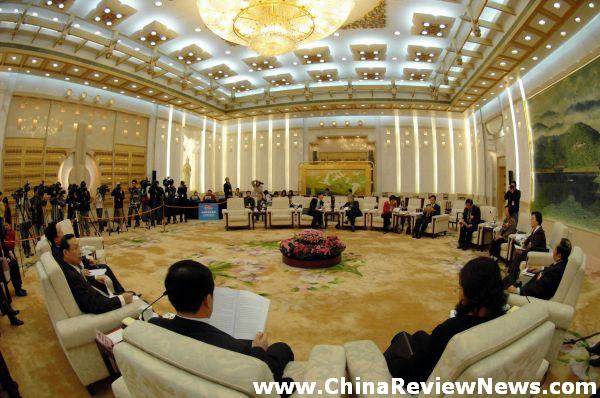 中国评论新闻:台湾代表团审议政府工作报告(图