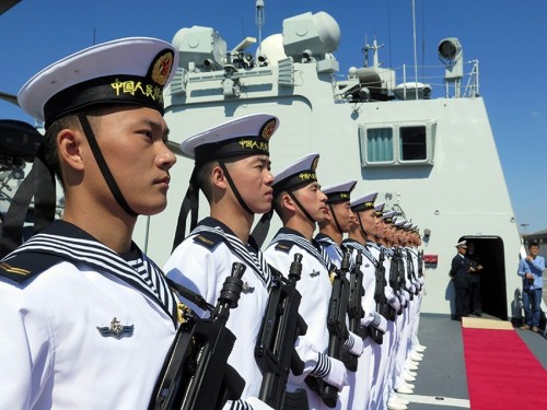 中国海军第十八批护航编队誓师 八月初起航