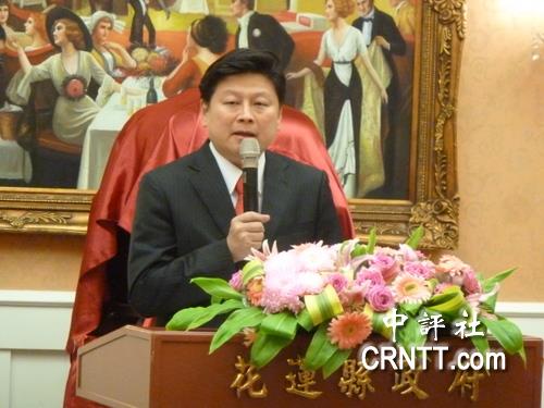 花莲县长傅昆萁实力太坚强,蓝绿都不敢提名.(中评社 资料照)