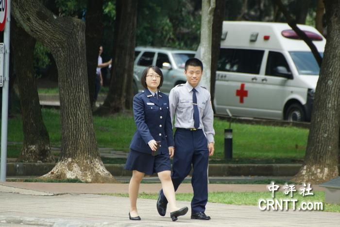 中评镜头:台湾警大校园 女学员抢眼