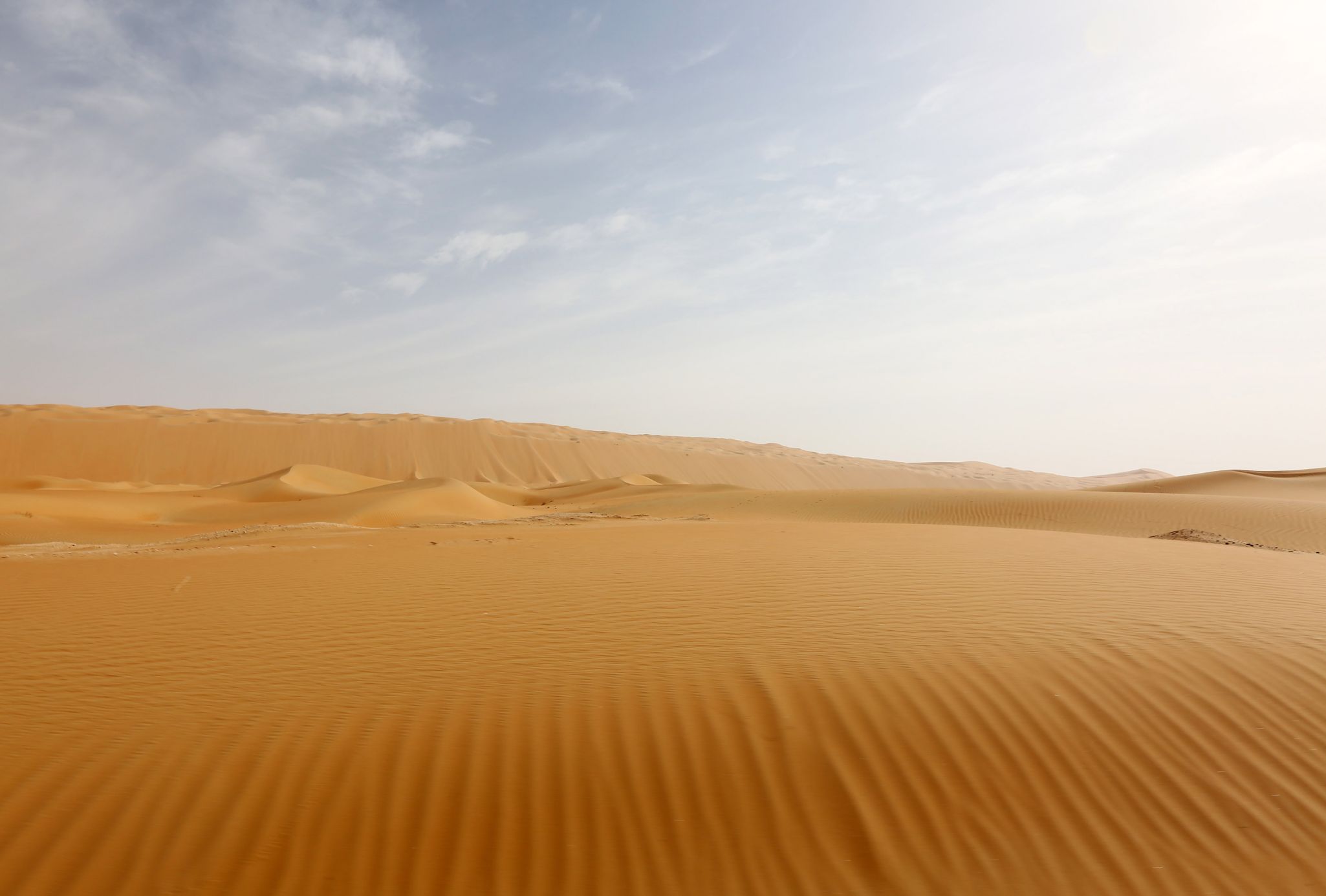 大漠连天沙如雪——阿联酋利瓦沙漠(组图)